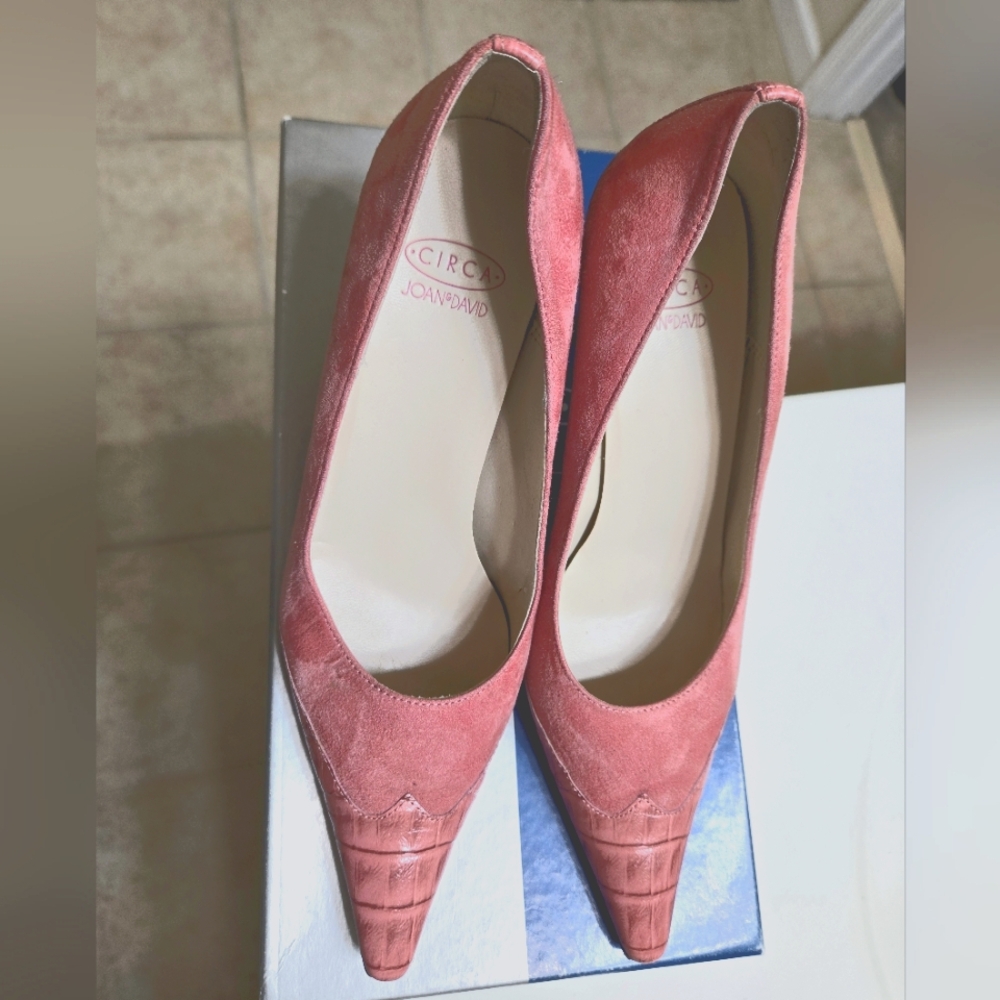 Joan & David Pink Heels Elegant Design